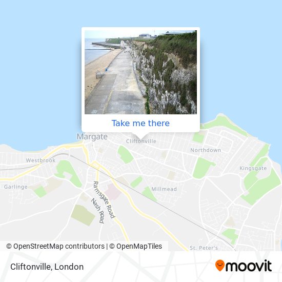 Cliftonville map