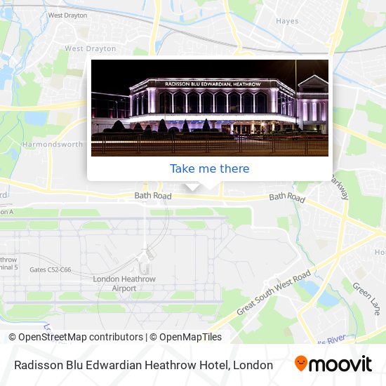 Radisson Blu Edwardian Heathrow Hotel map
