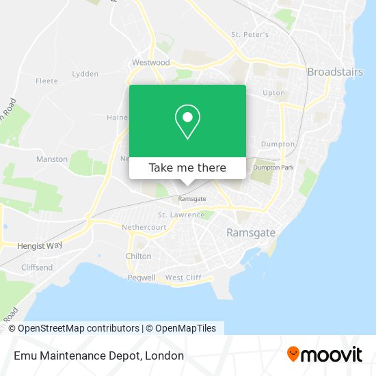 Emu Maintenance Depot map