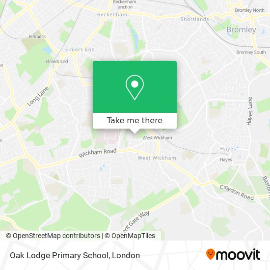 Oak Lodge Primary School map