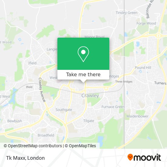 Tk Maxx map