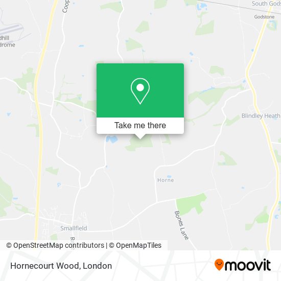 Hornecourt Wood map