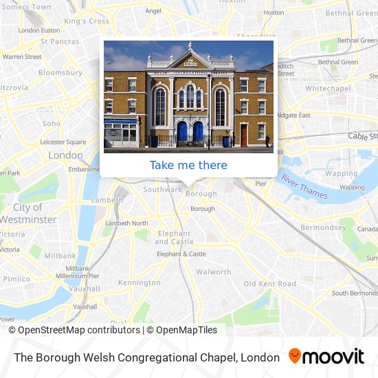 The Borough Welsh Congregational Chapel map
