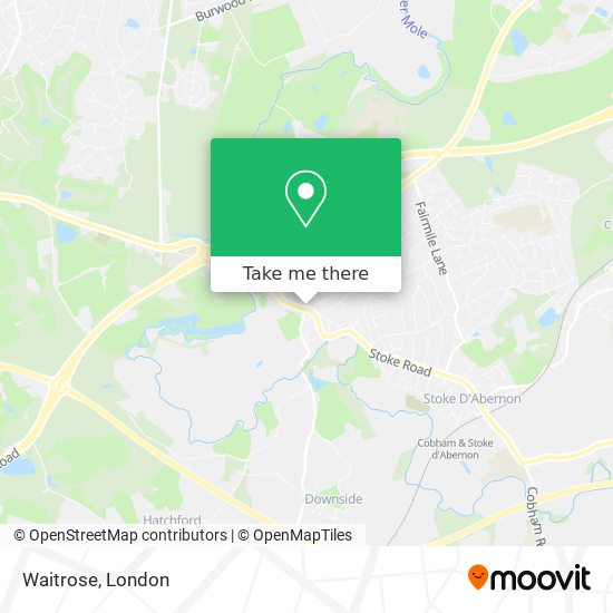 Waitrose map