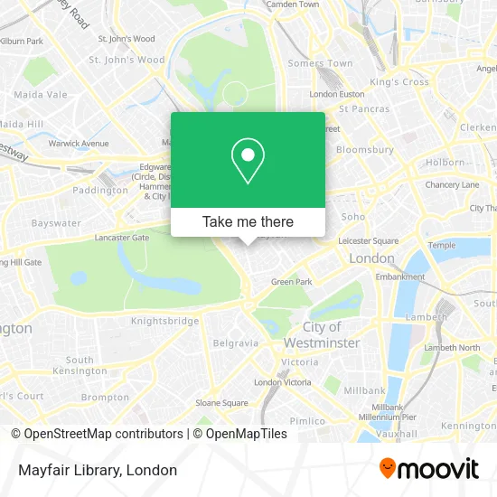 Mayfair Library map