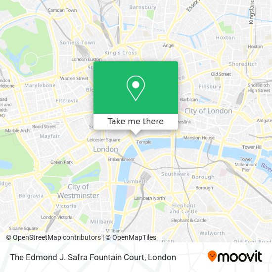 The Edmond J. Safra Fountain Court map