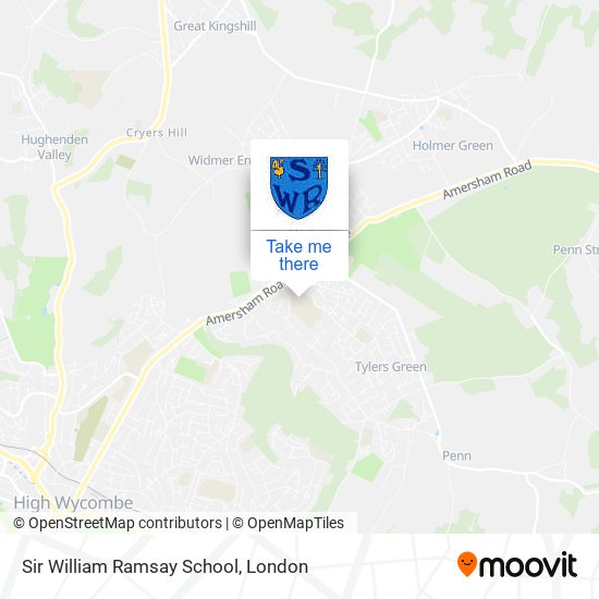 Sir William Ramsay School map