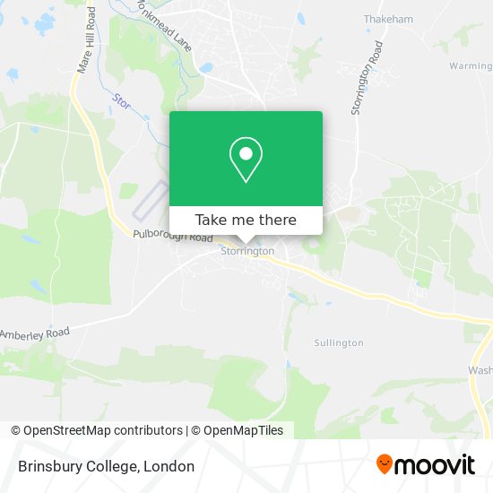 Brinsbury College map