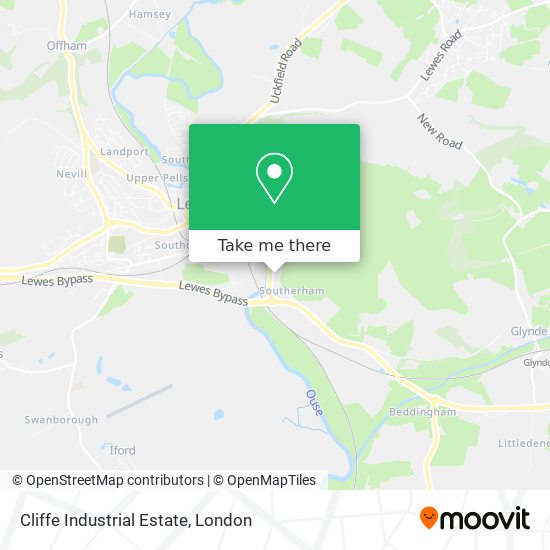 Cliffe Industrial Estate map