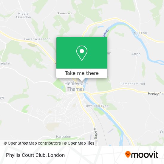 Phyllis Court Club map