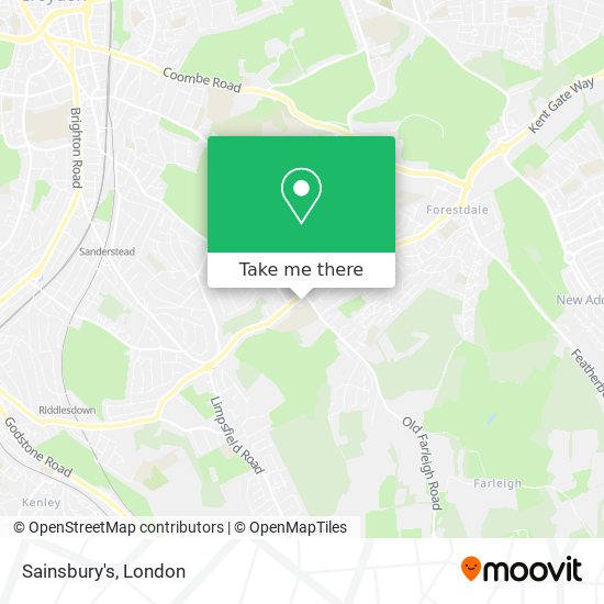 Sainsbury's map