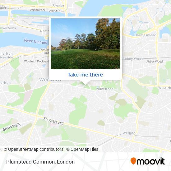Plumstead Common map