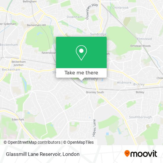 Glassmill Lane Reservoir map