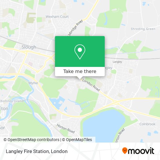 Langley Fire Station map
