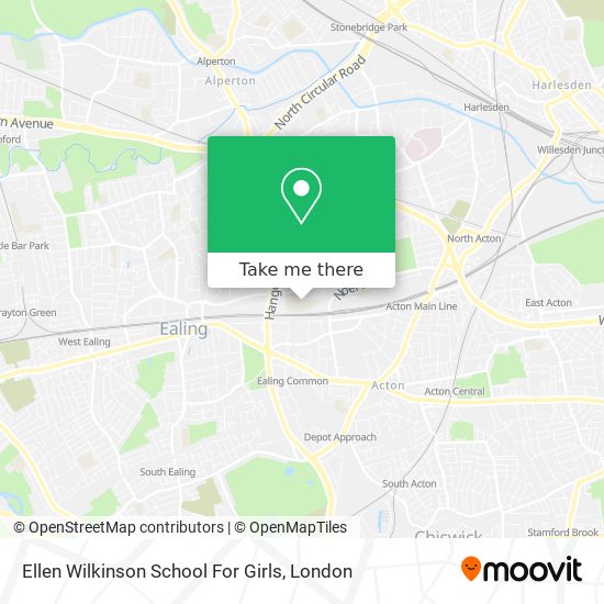 Ellen Wilkinson School For Girls map