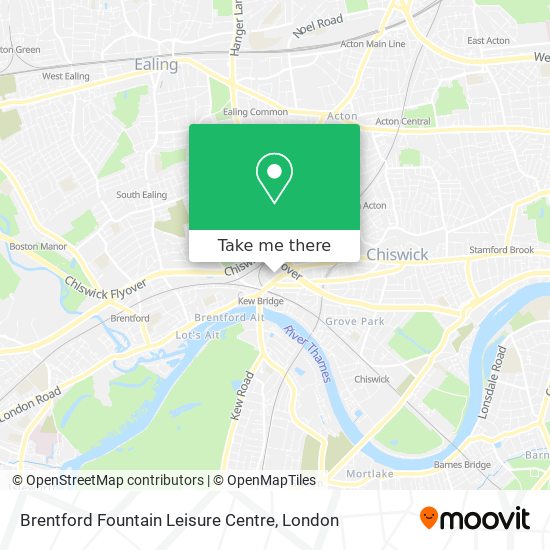 Brentford Fountain Leisure Centre map