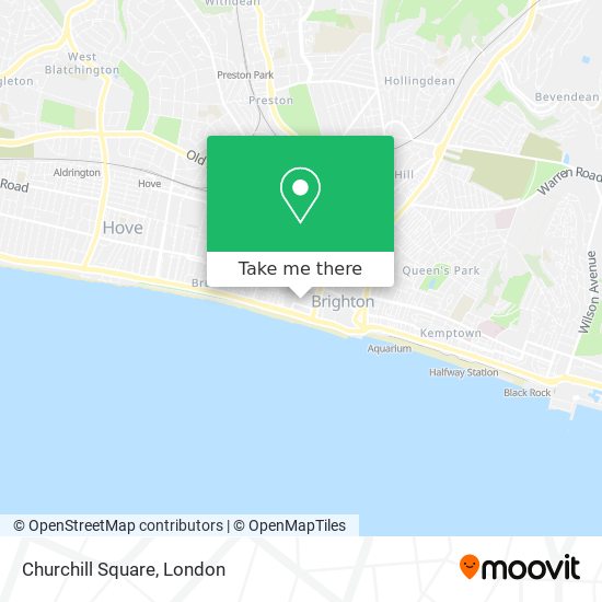 Churchill Square map