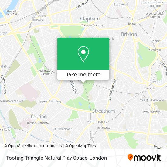 Tooting Triangle Natural Play Space map
