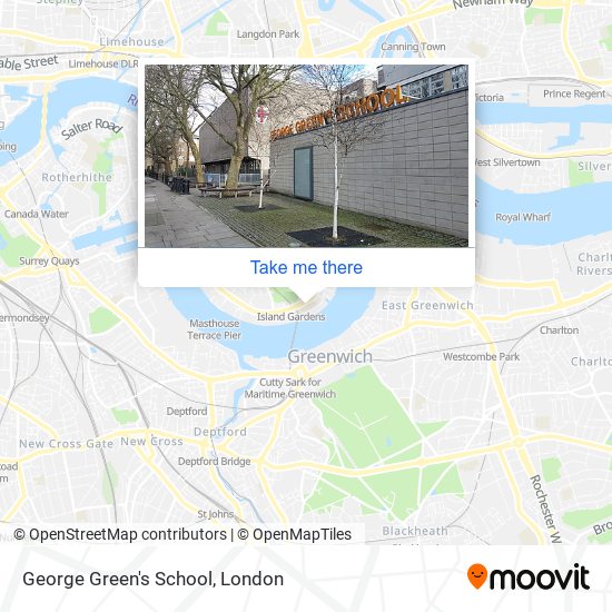 George Green's School map