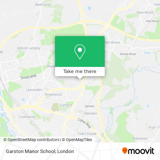 Garston Manor School map