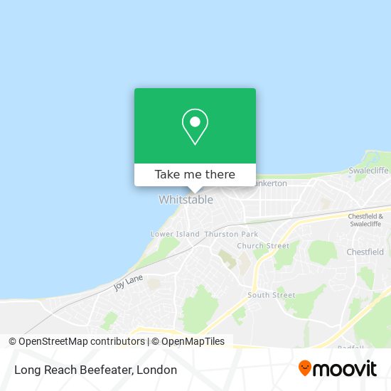 Long Reach Beefeater map