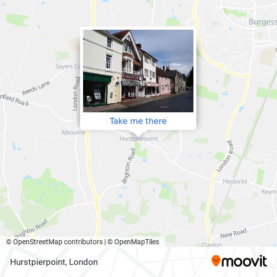 Hurstpierpoint map