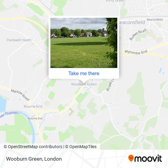 Wooburn Green map