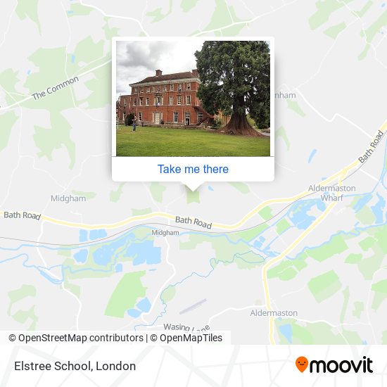 Elstree School map