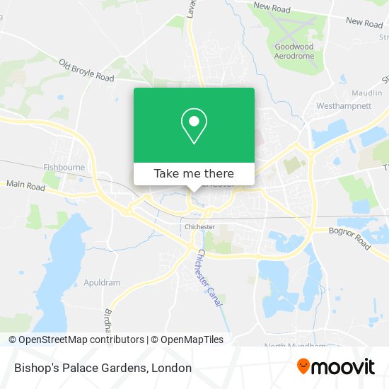 Bishop's Palace Gardens map