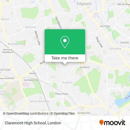 Claremont High School map