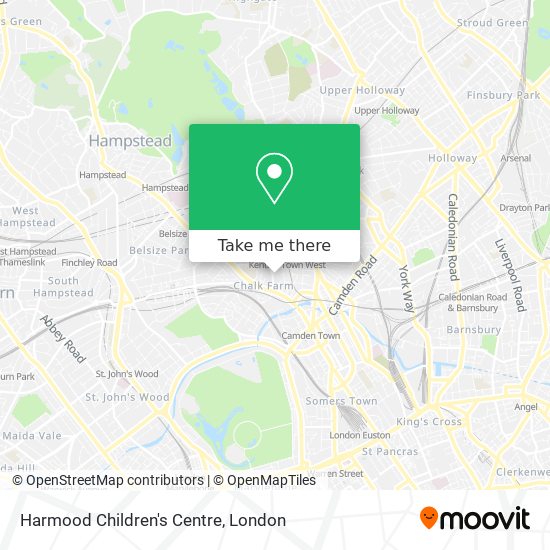 Harmood Children's Centre map