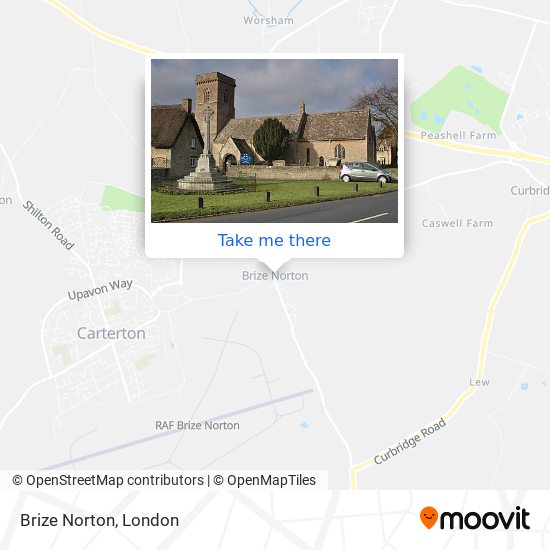 Brize Norton map