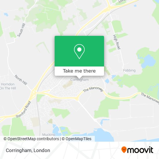 Corringham map