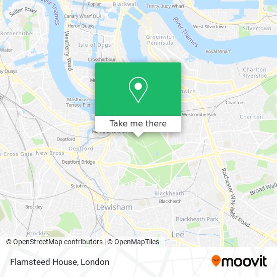 Flamsteed House map