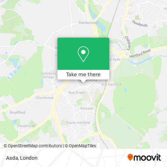 Asda map