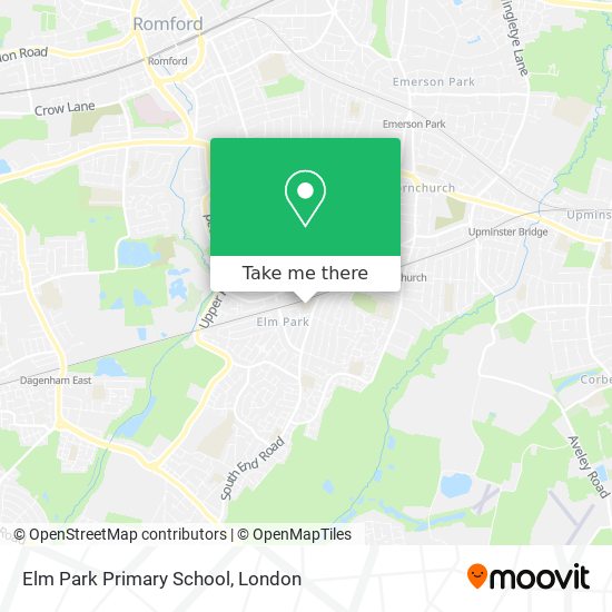 Elm Park Primary School map