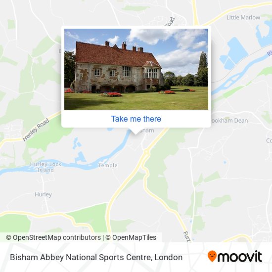 Bisham Abbey National Sports Centre map