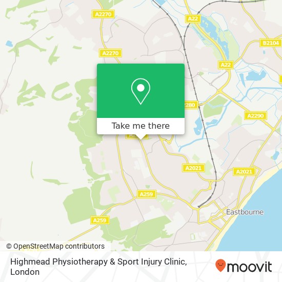 Highmead Physiotherapy & Sport Injury Clinic map