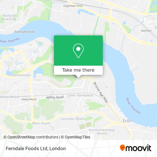 Ferndale Foods Ltd map