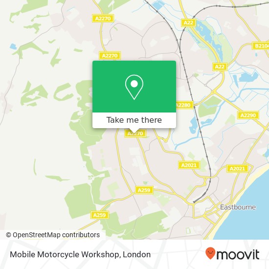 Mobile Motorcycle Workshop map