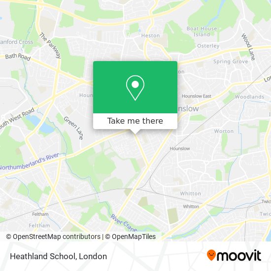 Heathland School map