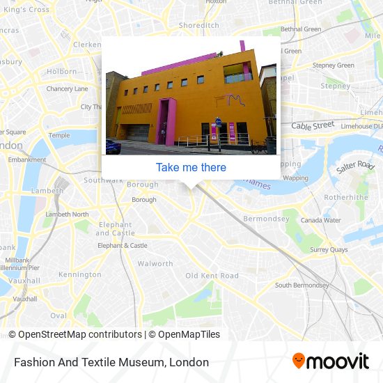 Fashion And Textile Museum map