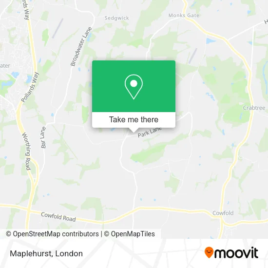 Maplehurst map