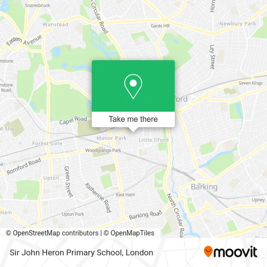 Sir John Heron Primary School map
