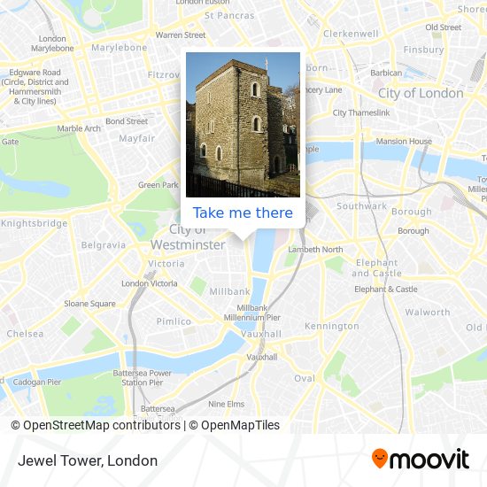 Jewel Tower map