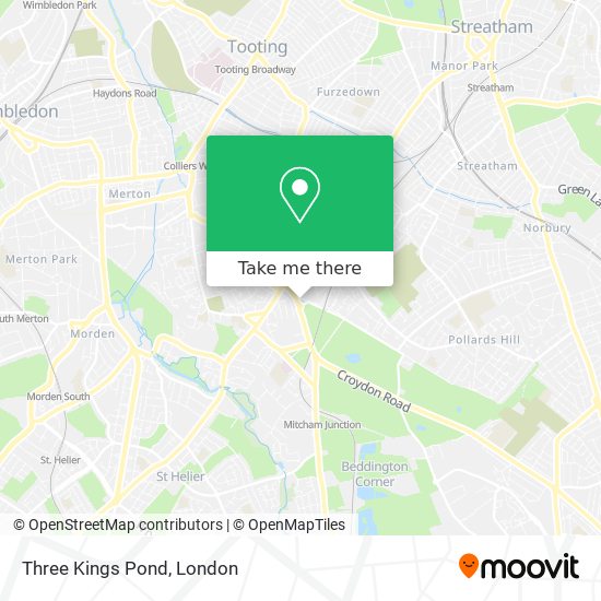 Three Kings Pond map