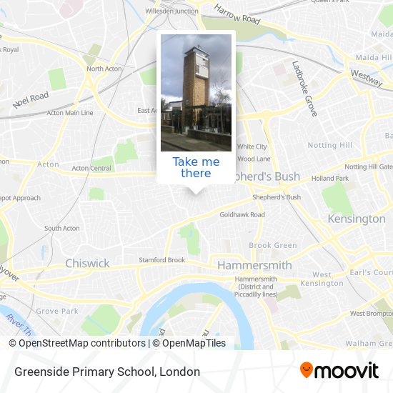 Greenside Primary School map