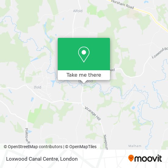 Loxwood Canal Centre map