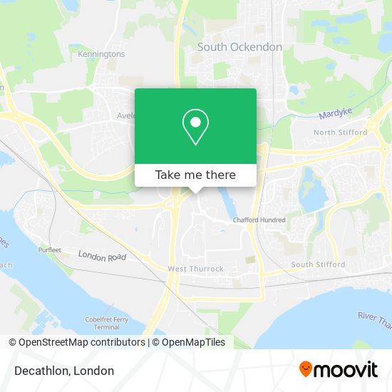 Decathlon map