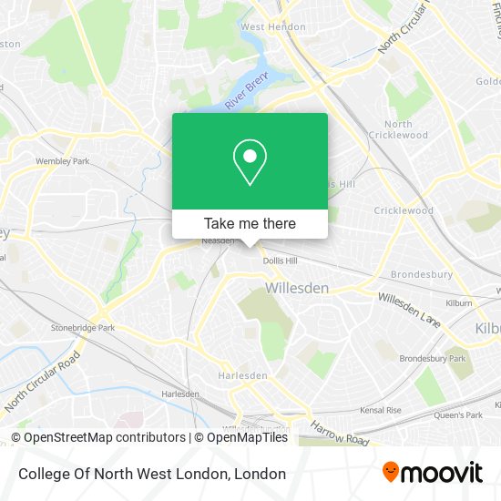 College Of North West London map